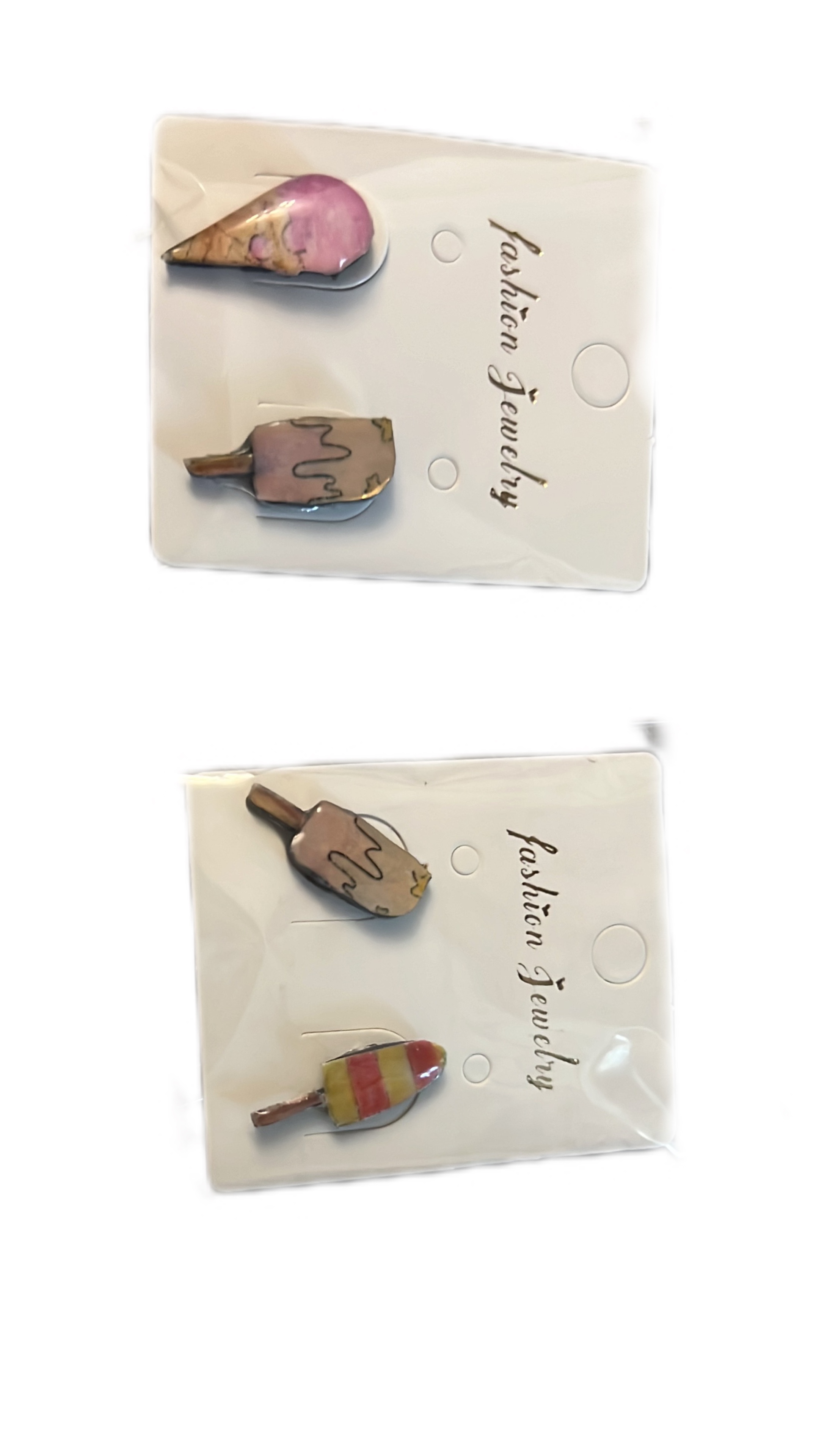 گوشواره طرح بستنی